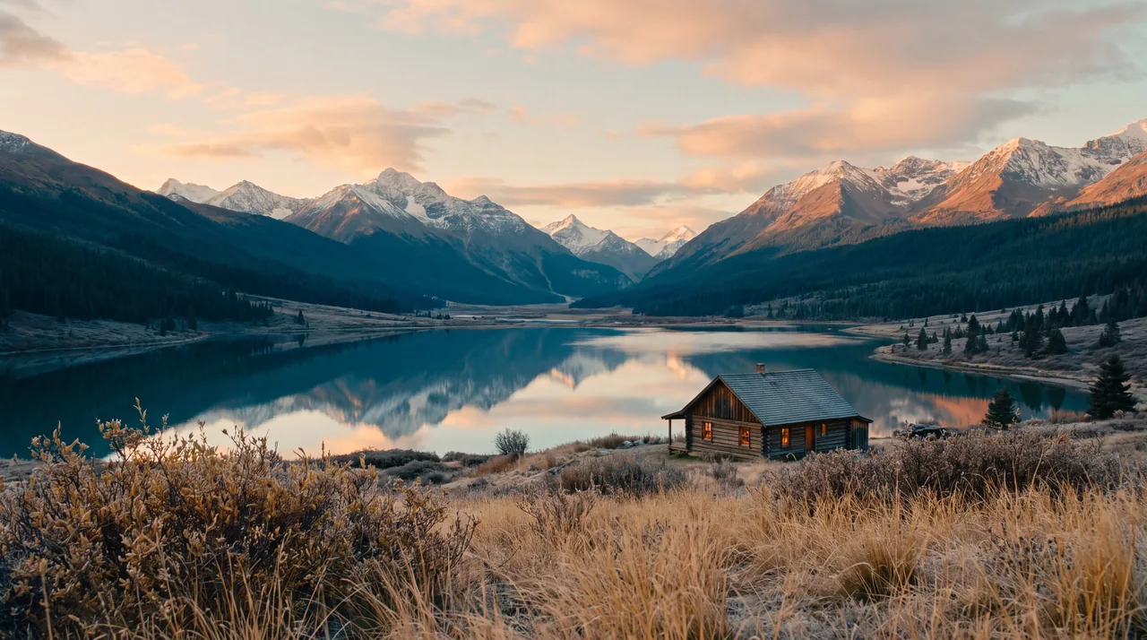 Patagonia, Chile, cinematic rendering